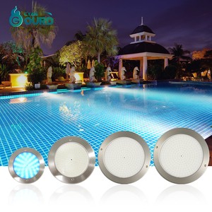 Super Thin 5mm Stainless Steel Rgb Waterproof Ip68 Underwater Submersible 6w 8w 10w 12w 18w 25w Led Swimming Pool Lights