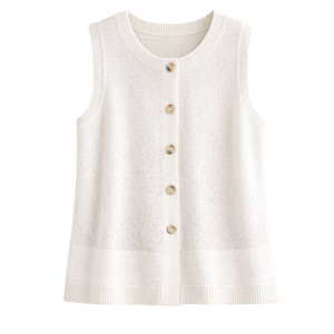 Women Textured Button Front Tank Top Sleeveless Summer Casual Loose Fit Breathable Knit Fashion Pullover Blouse Shirt