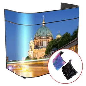 P2.5 Customized Size Flexible LED Screen DJ Table, LED DJ Booth Console, LED Video Wall Digital Signage For Bar Stage Events