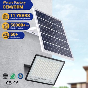 Hot Sale Motion Sensor Ip67 Waterproof Floodlight 60w 100w 200w 300w 400W 800W Aluminum Outdoor Garden Led Solar Flood Light