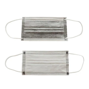 High Quality 4 Ply Active Carbon Disposable Face Mask Black Safety Protective Face Mask Anti Dust Protective Mask