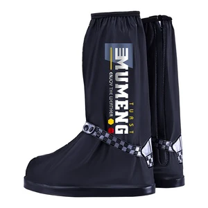 High Tube Waterproof Outdoor Rain Pants Boots For Men Women Thickened Adult Rain Shoe Covers For Riding Motorcycles Travel