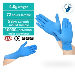 100pcs/box Machine Chemical Resistant Hand protection Food Handling Safety Powder Free Disposable Nitrile Glove