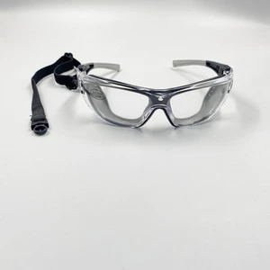 KangHua KHS-015 Safety Glass with Elastic Band and Replaceable Legs CE EN166 ANSI Z87+ Safety Goggle for Eye protection