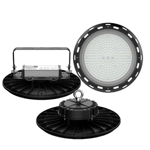 Waterproof Aluminum Shell High-Power High Luminous Efficiency LED UFO LED High Bay Light for Factories Warehouses Stores Garages