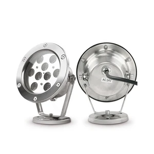New Design Stainless Steel Outdoor Underwater Musical Fountain Wonderful Light and Dance Pool Pond Lamp
