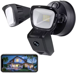 1080P HD Wall Led Security Light Outdoor PIR Motion Sensor WIFI Camera Home Security With Two-Way Audio Solar light with camera