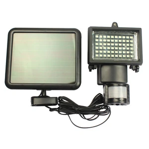 High QUality Solar Powered Security Light With Infrared Ray Motion Sensor Light and 60*LED Bright White