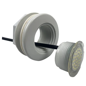 Shenzhen Factory 12V IP68 Mini LED Swimming Pool Lights Plastic RGBW 3W Dimmable Lamp Body Blue Green Outdoor Use