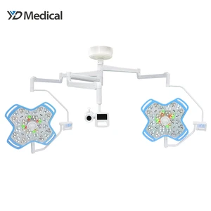 High End Electric Ceiling LED Surgical Light Medical Shadowless Illumination Adjustable Brightness Operating Theatre Lighting