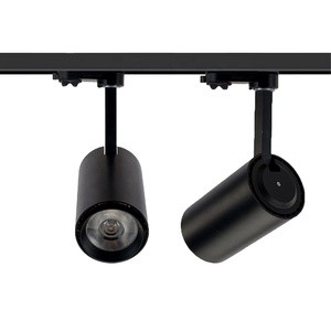 Suspended Round Flexible Indoor Modern Wide Beam Angle Black White Cob 25w 30w 35w 12w Focus Adjustable System Led Track Light