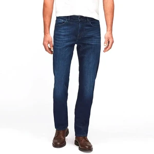 Everyday Casual Men's Mid Waist Straight Denim Pants Comfortable Fit Durable 100% Cotton Windproof Customizable Classic Look