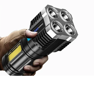 Ultra Bright LED Flashlight Rechargeable Portable Long Lasting Mini Work Light for Outdoor & Multifunctional Use