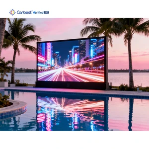 Canbest Poolside Outdoor LED Screen Waterproof High Brightness Billboard Display For Resort Hotel Villa Swimming Pool Cinema