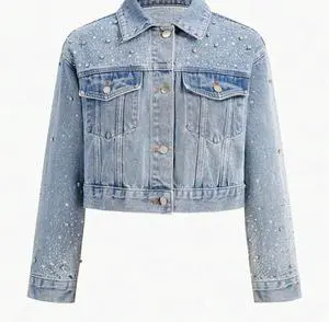 Women's Washed Waterproof Denim Jacket