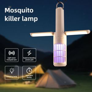Hot Selling Eco-Friendly USB Rechargeable LED Mosquito Killer Lamp Wholesale Custom Portable Camping Light