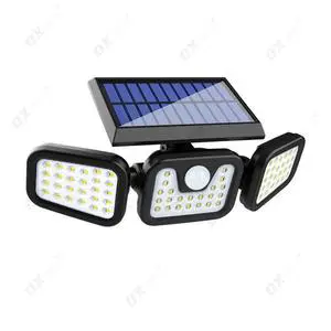 Solar Garden Light Lamp Motion PIR Sensor 74 LED Outdoor Waterproof IP65 Solar Garden Lights