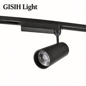 Modern 30W LED Track Spotlight CRI 90 Dimmable Aluminum Body Adjustable Commercial Ceiling Lighting for Store Exhibition