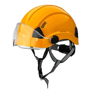 CE EN397 Certified Premium ABS Vented Construction Hard Hat Industrial Safety Helmet Without Safety Glasses