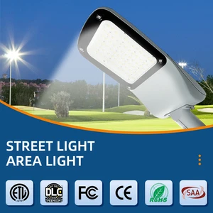120W IP66 AC Street LED Lamp With Motion Sensor 5-Year Warranty Google Assistant Compatible CRI 70 For Parking Lot Lighting