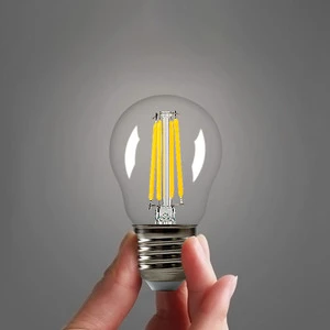 E27 Screw Led Glass Bulb Energy Saving Lamp Home Lighting: Clear Yellow, Warm and Three-color Changing Light