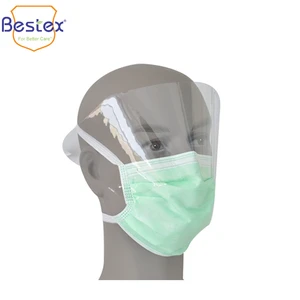 Factory Price 4 Layer Protective Mask Single Pack with Active Carbon Disposable Nose Face Mask Mascarilla with Shield