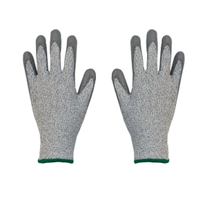 HPPE Anti-cut Gloves Work Gloves Cut Resistant High Performance Daily Work Pu Coated Safety Gloves