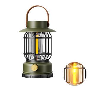 Camping Outdoor Portable LED Horse Lantern 48h Battery Life Waterproof Retro Design Tent Hanging Hiking & Home Decor