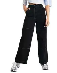High Quality Womens Denim Jeans | Vintage Fashion Skinny Fit Polyester/Cotton Blend Pants | Breathable Quick Dry Casual Mid