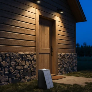 Waterproof Solar LED Wall Light Outdoor Lighting Decorative Light Perfect for Garden and Greenhouse