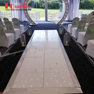 Light up Starlit Colorful Liquid Dancing Floor Wedding Disco Stage Event Runway White Used Dance Floor Rental