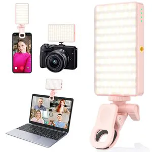 Portable Professional LED Clip Light for Live Streaming & Meetings Photographic Lighting Equipment