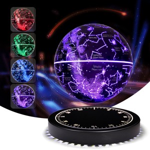 HCNT Hot Selling Modern ABS Magnetic Levitating Starry RGB LED Bedroom Lamp Rechargeable Touch Control 14cm Floating Lights