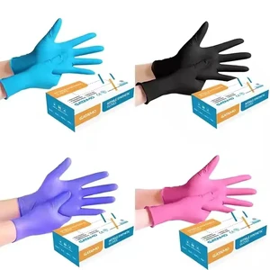 BSS031 Wholesale Exam Powder-free Garden Safety Customized Colors Disposable Nitrile Gloves Powder Free Nitrile Gloves