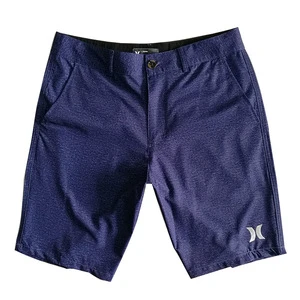 SZTLD-0327 Men's Swim Trunks Quick Dry Beach Shorts Elastic Waist Solid Color Surf Board Shorts Casual Home Lounge Pants