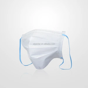 WIPESTAR Protective Nonwoven Mask 3 Layers ES Material Cleanroom Face Mask for Laboratory Electronics Industry Workshop Hospital