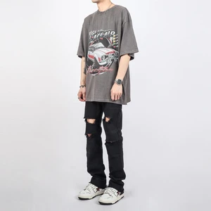Custom Classic Men's Jeans Business Casual Trouser High Quality Denim Pants Print Baggy Plus Size Slim Straight Skinny Jeans Men