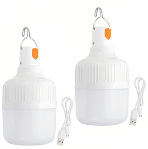 60W Portable Tent Travel Lighting Outdoor Led Hanging Rechargeable Bulb Emergency Camping Lamp Night Lights
