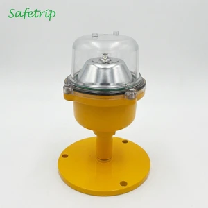 Safetrip Factory Low Intensity Obstruction Light Type B Red Color LED Steady Burning Flashing Optional for Obstacle