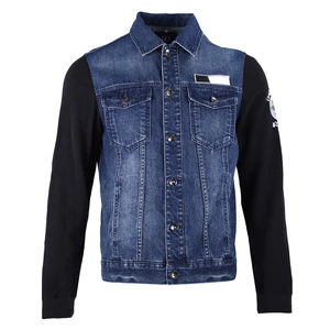 Manufacturer Custom Men's Denim Jean Jacket With All-Over Fur Collar New Design 100% Cotton Running Jacket for Winter