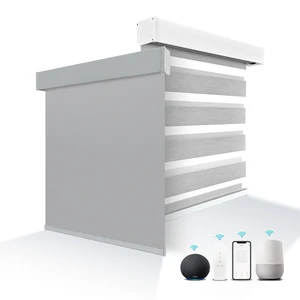 High Quality Electric Google WiFi Alexa APP Remote Control Automatic Blackout Smart Motorized Roller Blinds Shade For Window