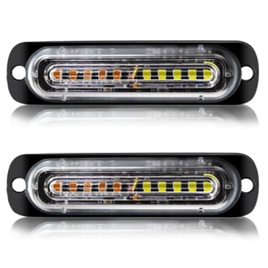 New 10 LED Flashing Light Emergency Warning Light for Cars and Trucks 12V-24V IP67 Waterproof 18W