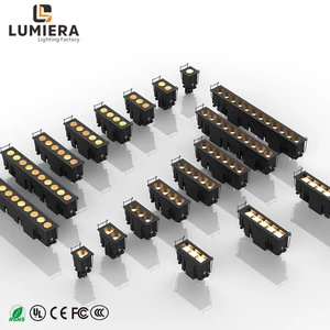 Lumiera Engineering Grille Light Hotel Indoor Modern Aluminum AR111 Rectangle Embedded Linear LED Downlight Home Lighting