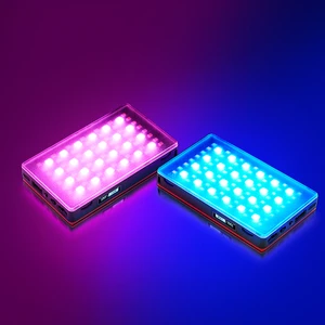 Tolifo HF-96RGB Pocket RGB Photography 3.7V 4000mAh CCT 2800-6500K Adjustable Color Temperature Camera Led Video Light HF96RGB