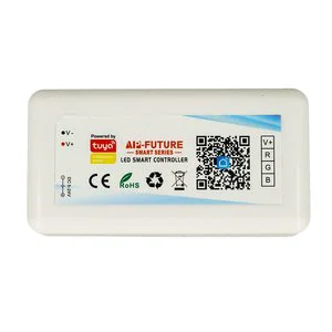 Tuya Smart Mini Wi-Fi LED Dimmer RGB Controller 3-Channel Compatible with Alexa and Google Home for Smart Home Lighting