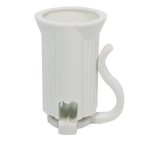 Replacement C7 E12 Bulb Sockets White SPT-1 Christmas String Light Lamp Holder E12 White Black Green Screw Style Plastic
