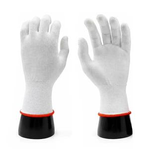 Premium Polyester String Knit Safety Gloves Lightweight Breathable Hand Protection For Material Handling Logistics Warehouse Use
