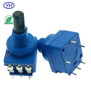 20 Years YH Professional Potentiometer Switch Manufacturer 500k Potentiometers With Push Switch With UL Certification For dimmer