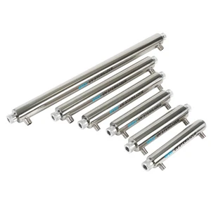 XPES High Quality Water Treatment Stainless Steel UV Lamp Sterilizer 55W UV Filter System for Hotel, Cold Storage