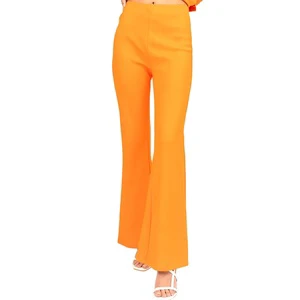 Hot Sale Women's Flared Trousers & Yoga Leggings Pants Women Solid Color High Stretchy Wide Leg Legging Pants Ladies